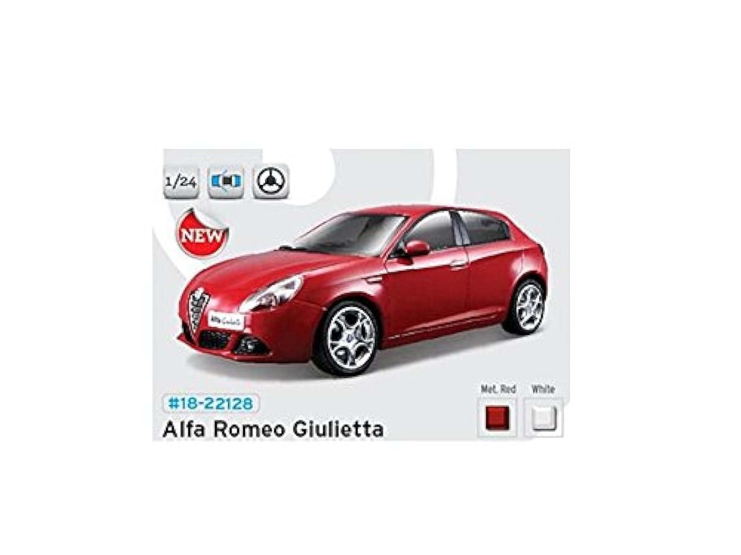 Bburago 1:24 Alfa Romeo Giulietta Diecast Car