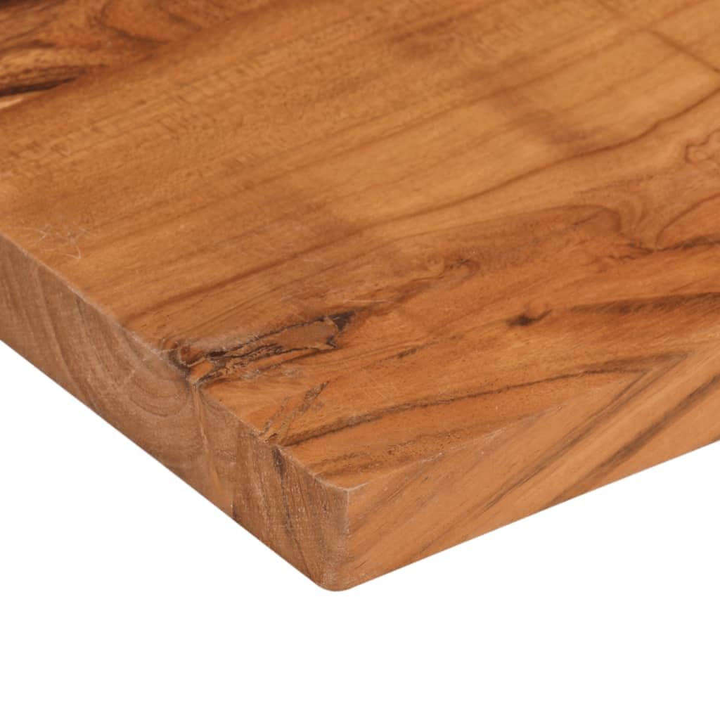 vidaXL Tischplatte, Holzplatte Rechteckig, Massivholzplatte für Bartisch Beistelltisch Esstisch, Ersatztischplatte, 90x80x3,8cm Akazienholz