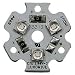 Cree Xlamp XP-E2 Green 3-Up (Triple) LED Star