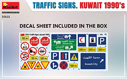 Miniart 1:35 - Traffic Signs Kuwait 1990's, Various - Image 3