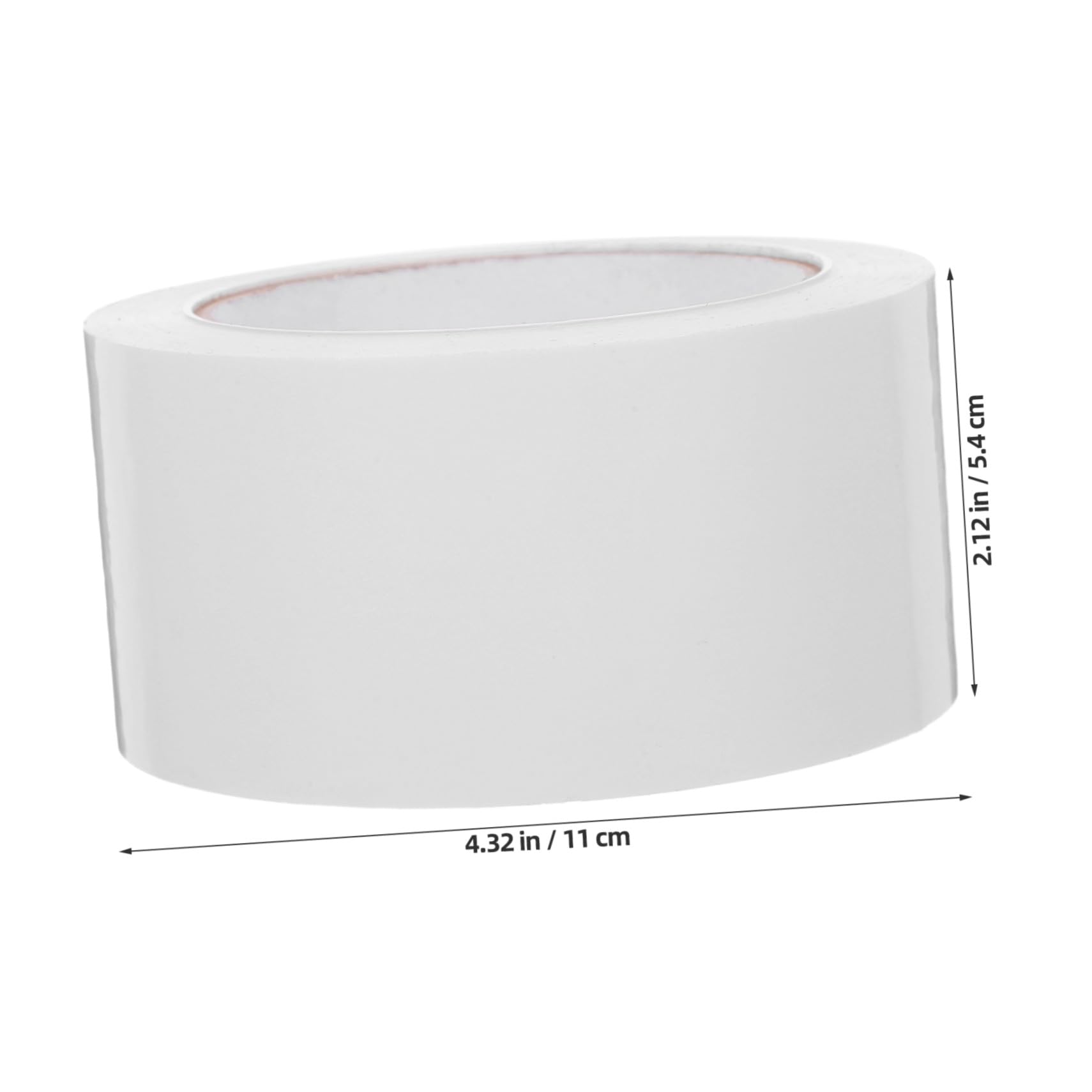 Anneome 3 Rollen Dichtungsband aus Opp mit Starkem Klebstoff Multifunktionales Reparatur und Nahtband für Innen und Außenanwendungen Weiß 55mm X 91m