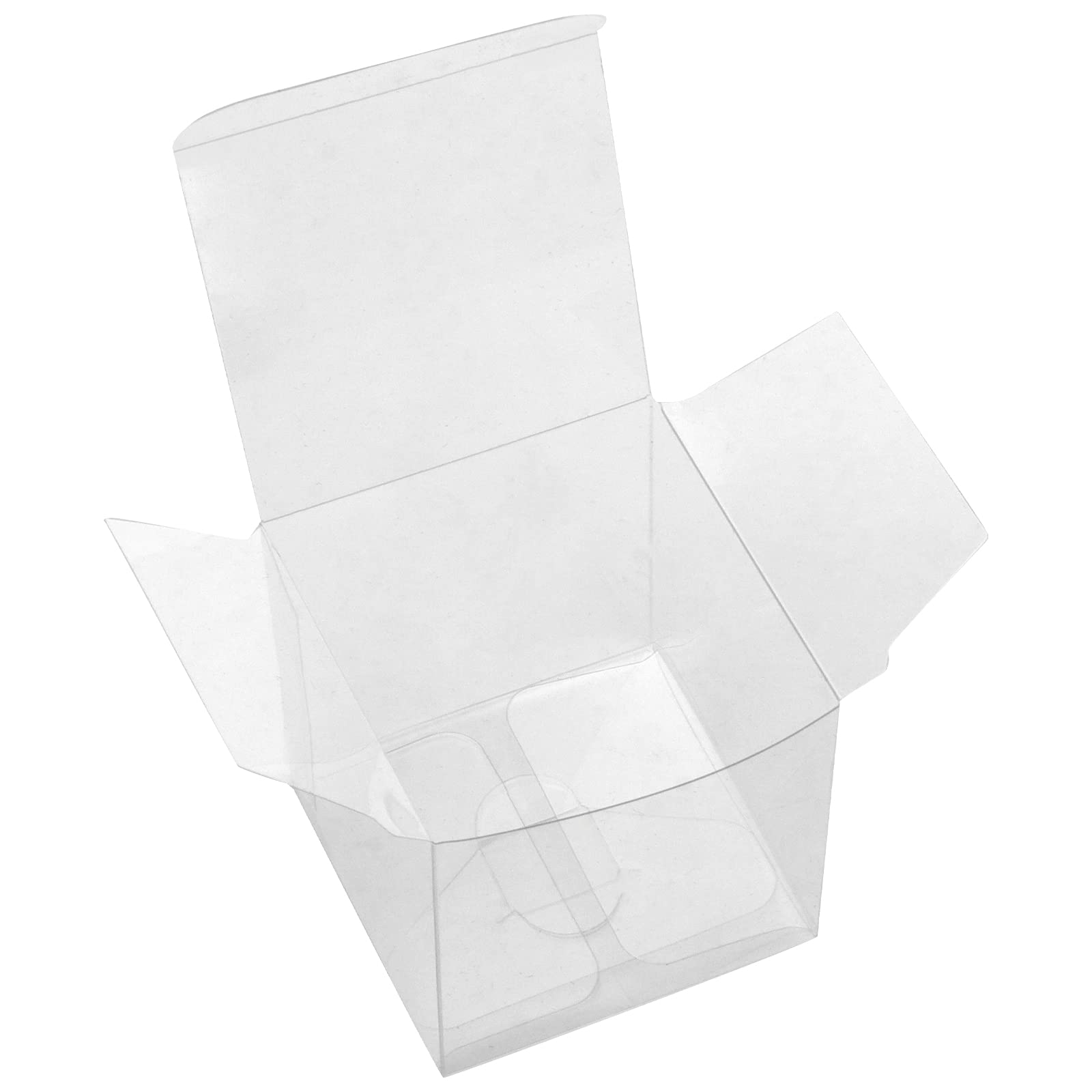50 Boîtes Cadeaux Transparentes En Plastique - 5x5x5 Cm - Idéal Pour Mariages, Anniversaires, Petits Cadeaux Et Fêtes