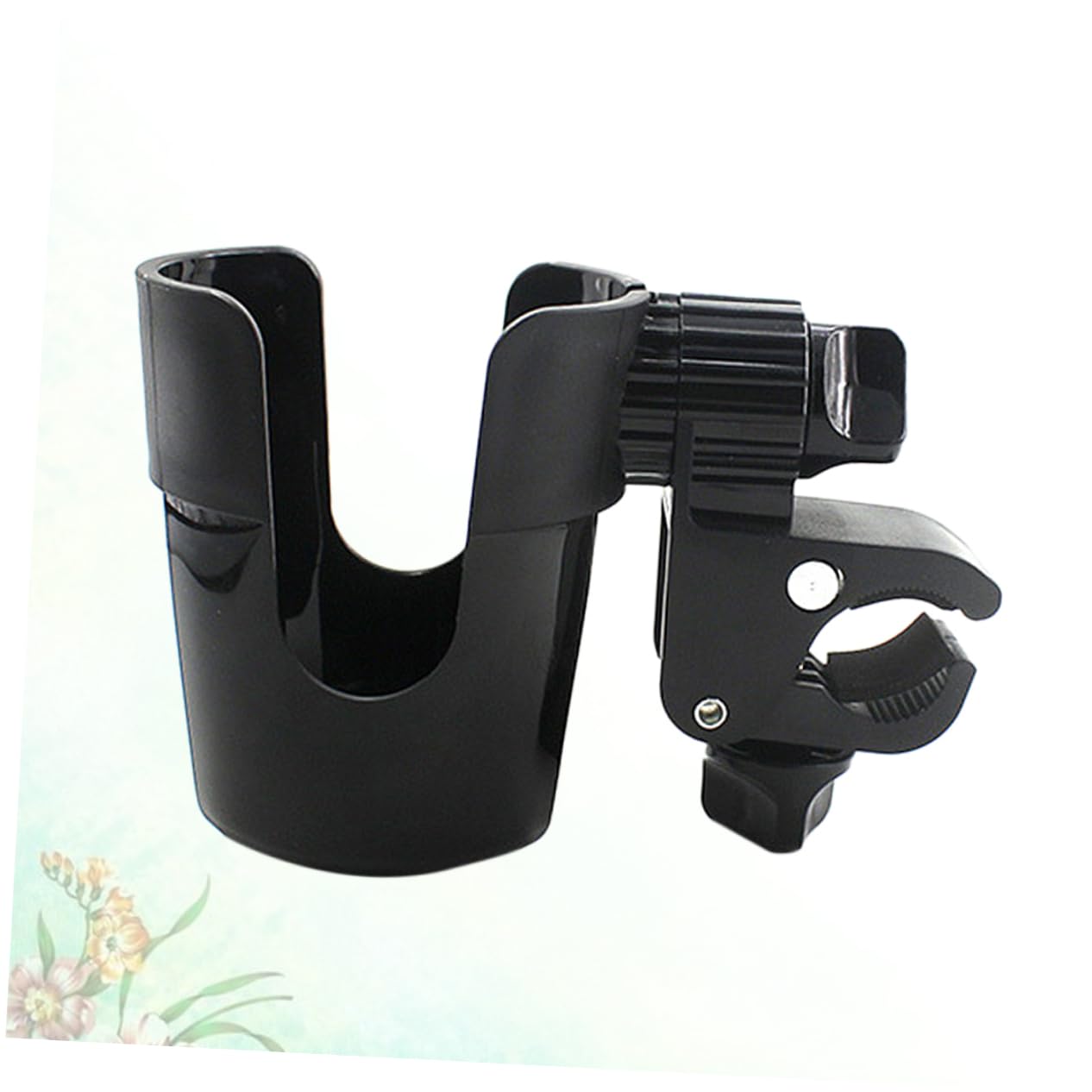 Yardwe 3 Portabiberon per e Carrozzina con Morsetto Antiscivolo Adatto per Biciclette e Mountain Bike