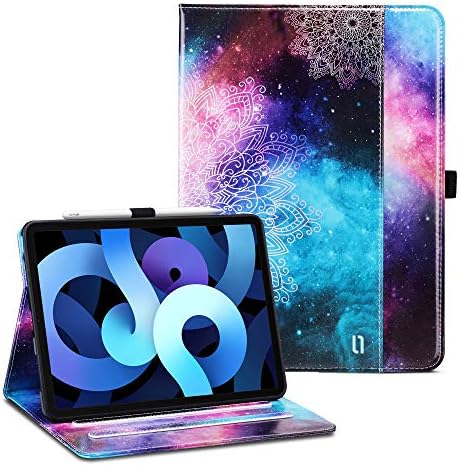 ULAK Case Compatible with iPad Air 4/5, iPad Air 4th 5th Case Premium PU Leather Cover with Pen Holder & Card Holder, Auto Sleep/Wake Up Smart Cover for iPad Air 4th 10.9 inch 2020/2022, Mandala