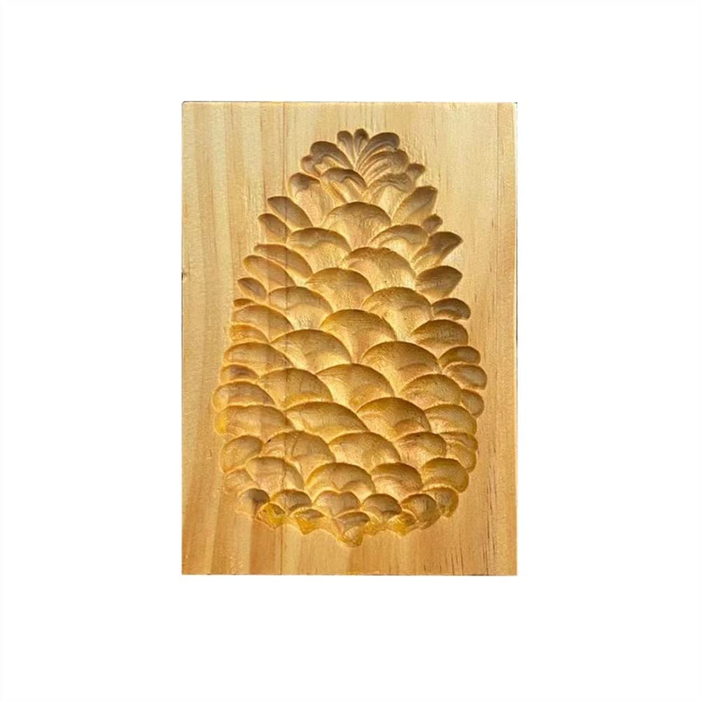 Moule à biscuits en bois，Carved Cookie Press Stamp Moules à chocolat Emporte-pièce en bois moule presse 3D gâteau gaufrage moule de cuisson outils Rose fleur pain d'épice Biscuit moule de cuisson(G 10