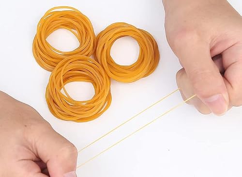 Magnoloran About 1500Pcs Stretchable Rubber Bands Sturdy General Purpose Rubber Band For Bills, Bank Paper, School Home And Office Use Stationery Supplies 38Mm (1.5Inch) In Diameter #TOP3