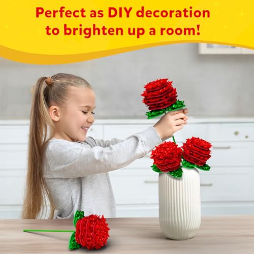 Image of Skillmatics Art & Craft Activity - Poke-in Art Rose Bouquet, Mess-Free Art for Kids, Craft Kits, DIY Activity, Gifts for Girls & Boys Ages 4, 5, 6, 7, 8, 9, 10, 11, 12