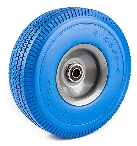 Rueda tubeless de caucho sólido 4 pulgadas miniatura 3