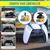 4 PCS Hall Effect Joysticks Replacement Kits for PS5 Controller, 3D Analog Sensor Joysticks Module with Thumbsticks Cap and Conrtoller Repair Tools