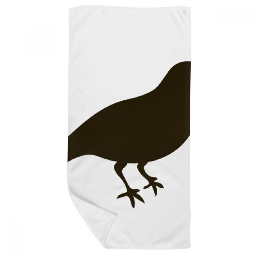 Débarbouillette moineau noir absorbante et douce pour soin du visage