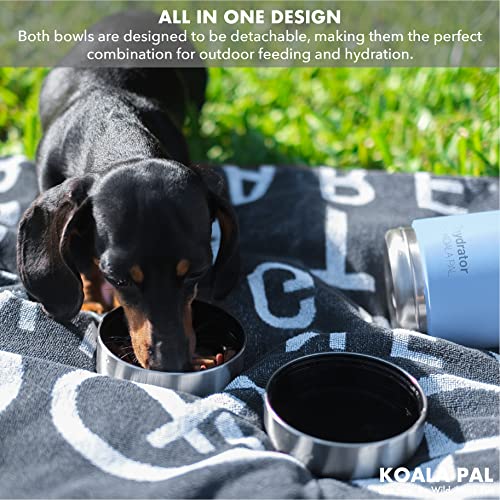 Koala Pal 32Oz Portable Dog Travel Water Bottle + Travel Dog Bowls, Human And Dog Water Bottle, Dog Water Bowl Dispenser, Dog Travel Bowl, Travel Accessories For Dogs #TOP4