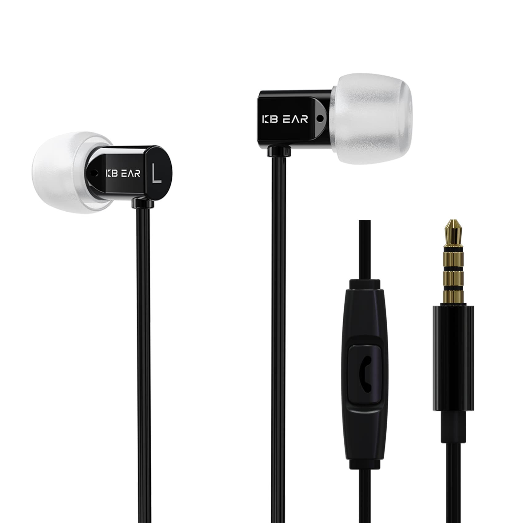 Yinyoo KBEAR Dumplings in-Ear Wired Earphones, HiFi Headsets with Clean Sound, Stereo Wired Earbuds Powerful Resolution Noise Isolating IEM for Music, Audiophile, Calling. Black with mic (B0C2YPTK6R) Amazon Price History, Amazon Price Tracker