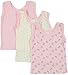 BIG OSHI Baby 3 Pack Sleeveless Undershirt Tank - PLK-804 - Pink, 0-3 Months