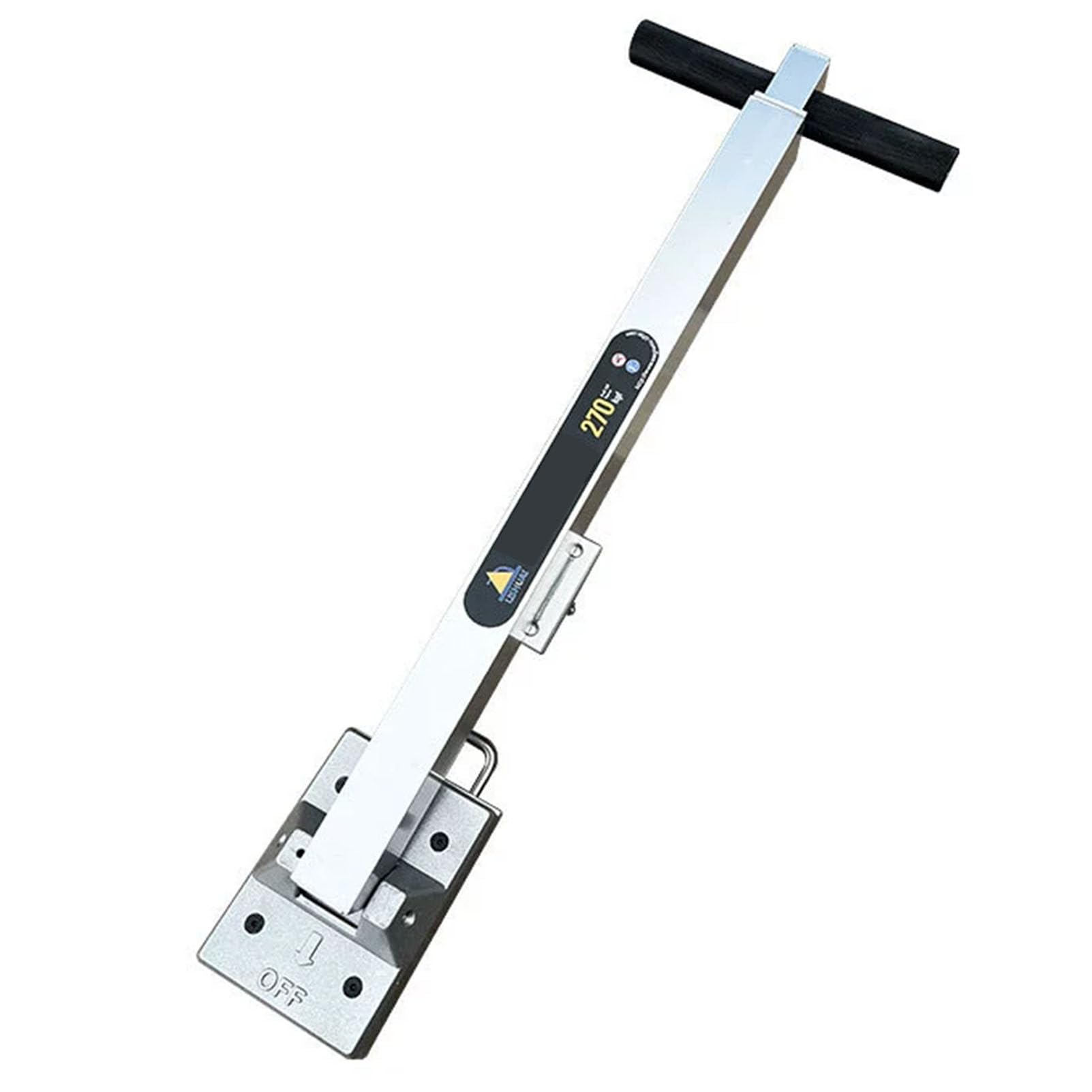 Magnetyczny podnośnik pokryw studzienek kanalizacyjnych (udźwig 595 funtów/ok. 270 kg) z kołami – narzędzie do podnoszenia pokryw z wysuwanym uchwytem; magnetyczny mechanizm i koła ułatwiające