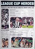 Assorted Winners of the Newcastle United EFL Cup 2024-25 - souvenir print