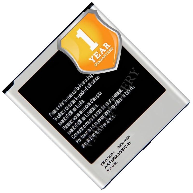 Image of Original EB-B220AC Battery Compatible for Samsung Galaxy Grand 2 (SM-G7100, SM-G7102, SM-G7105, SM-G7108) - (2600mAh) - 1 Year Warranty K7