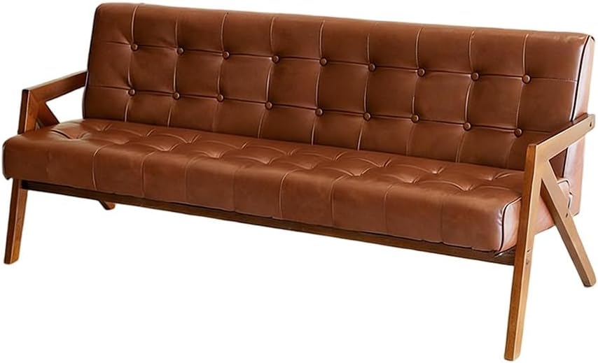 Modern Accent Chair, Upholstered Armchair, Office Lounge, Mid Century,Solid Wood Armrest for Bedroom/Reading/Office(J-180cm)