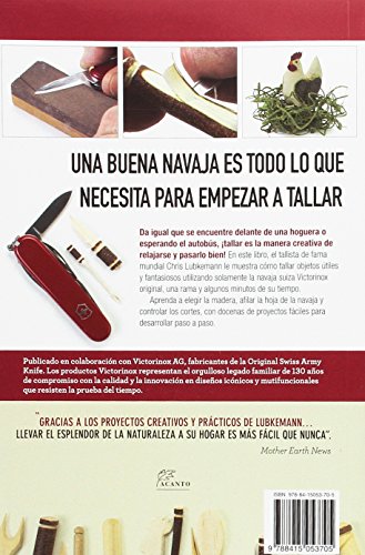 Talla en Madera con la navaja suiza Victorinox: 43 proyectos fáciles de realizar