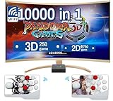 Consola de Juegos Pandora Box Arcade, 10000 Juegos, Juegos Retro, 2-4 Jugadores, Compatible con Juegos 3D para PC, proyector y TV 1280x720P (10000 Pulgadas + WiFi)