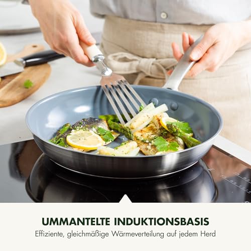 GreenPan Treviso Edelstahl Bratpfannenset mit Keramikbeschichtung