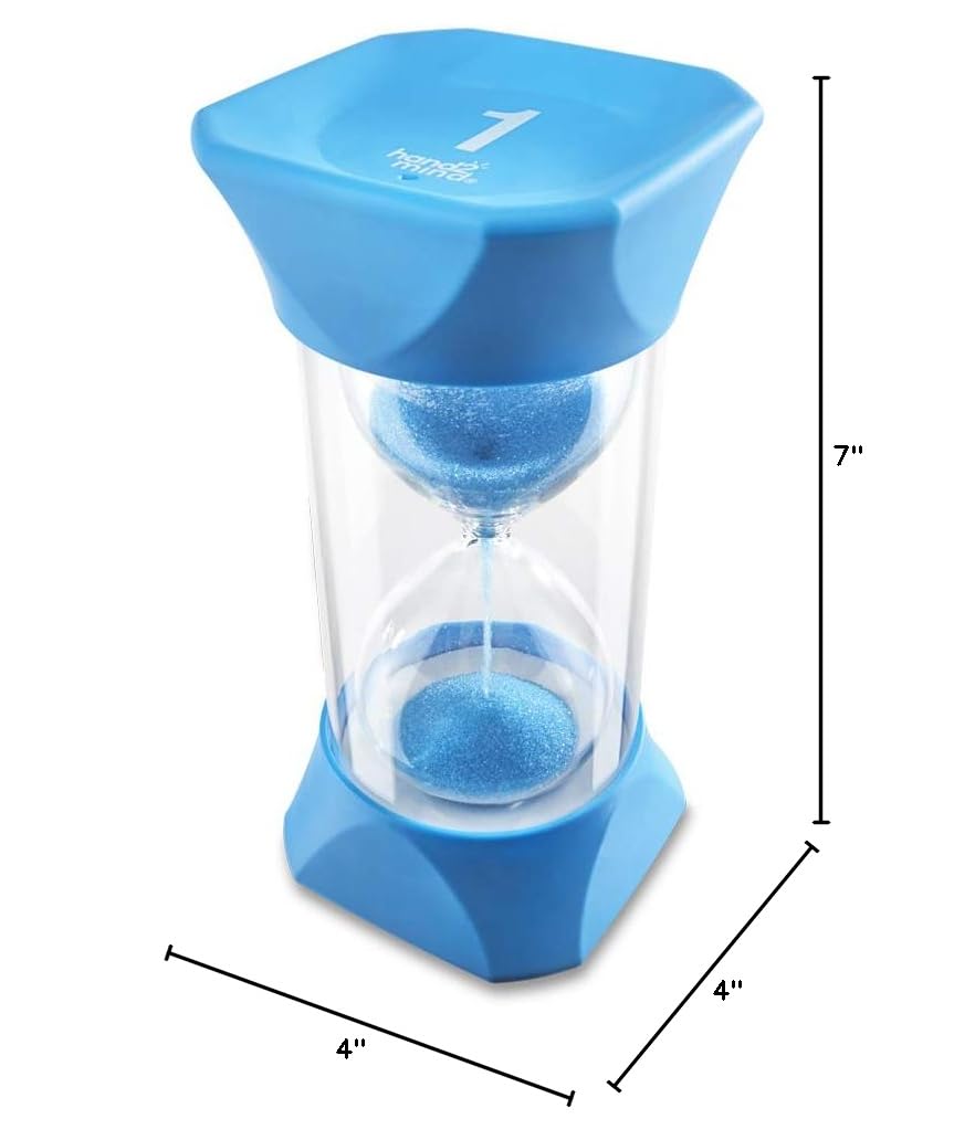 hand2mind Jumbo Minute Sand Timer, Large Hourglass Timer