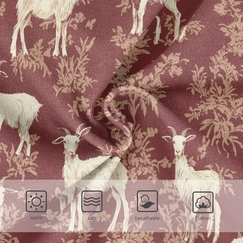 Girls Underwear Soft Cotton Retro Goat Kids Panties in Sizes 2/3t, 4t, 5t, 6 and 83