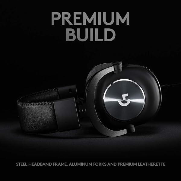 Logitech G PRO X Gaming-Headset, Corded, Over-Ear Headphones with Blue VO!CE Mic, DTS Headphone:X 7.1, 50mm PRO-G Drivers, 7.1 Surround Sound for Gaming, PC/PS/Xbox/Nintendo Switch - Black - 5