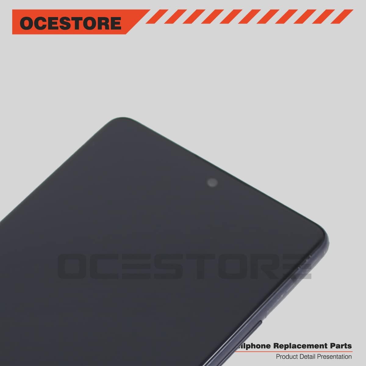 ocestore a716 screen replacement lcd display touch screen digitizer assembly with frame compatible with galaxy a71 5g a716 black