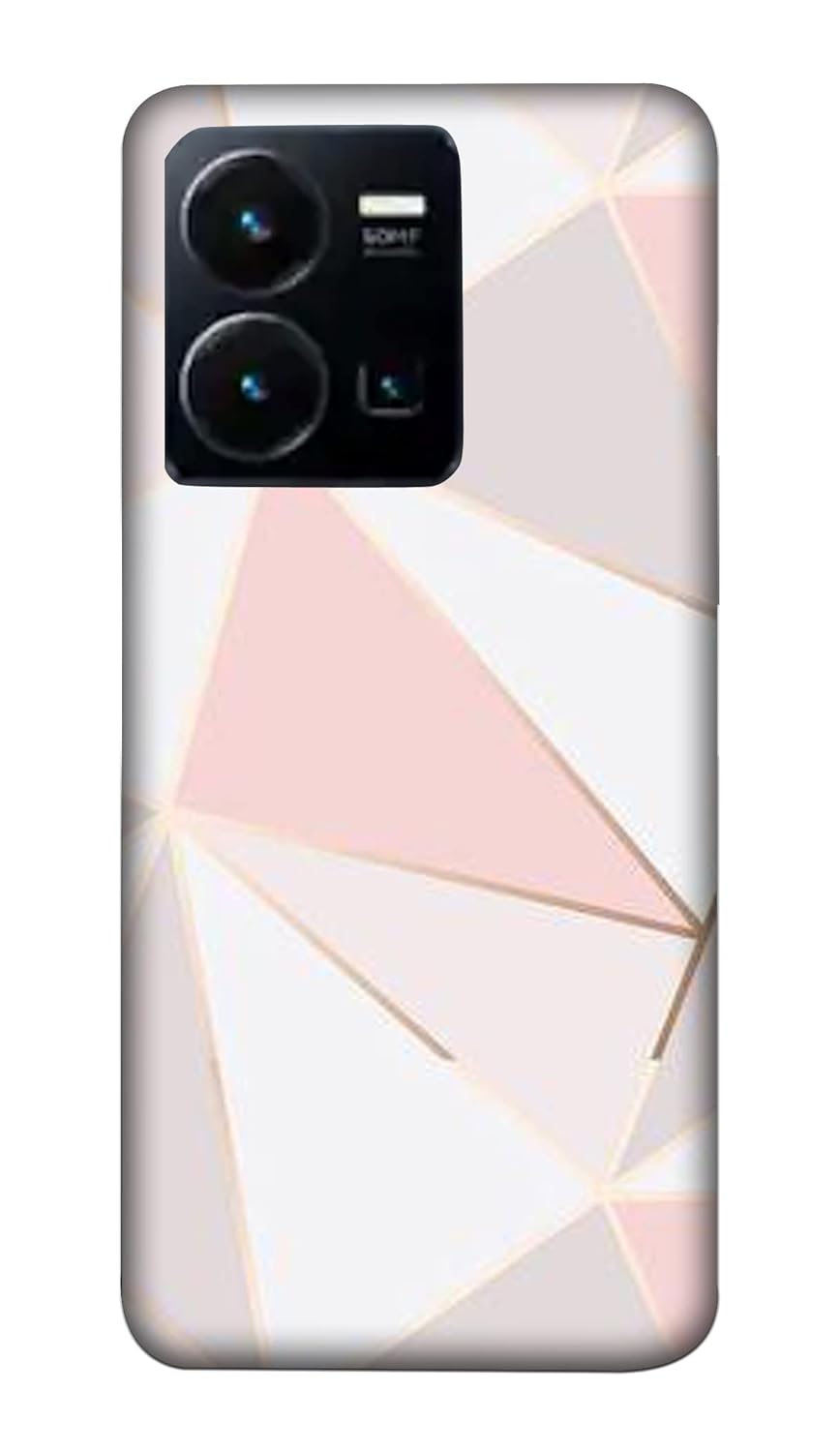 Marcia Solid Printed Pattern Hard Mobile Back Cover for VIVO Y35