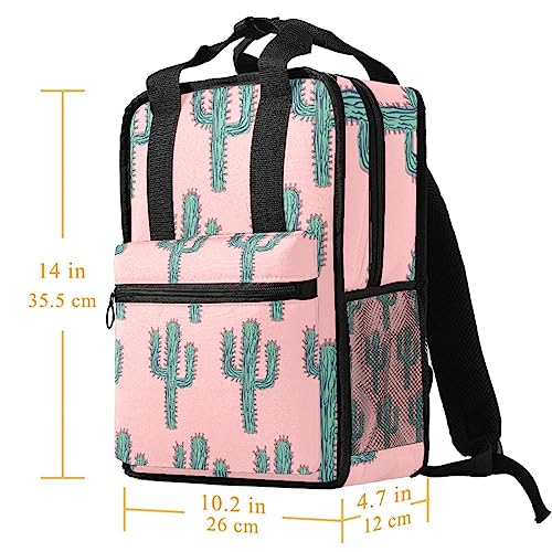 Sacs à dos pour garçons 35.5 cm multicolore imprimé cactus rigolo - 5