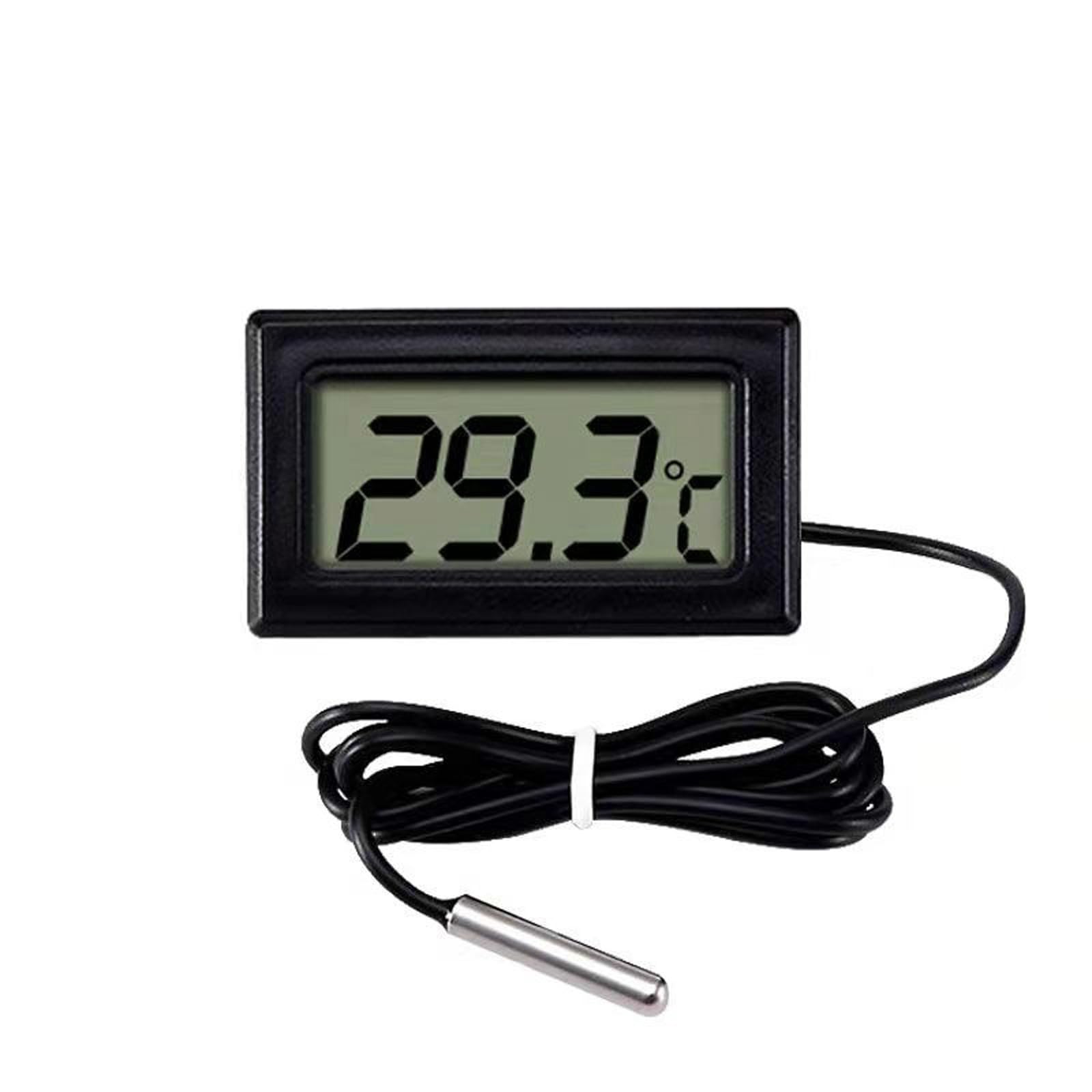 Tsophreniq Digital Thermometers with Waterproof Probe LCD Thermometers for Fridge Temperature Monitor Temperature Measuring Meter LCD Digital Meter