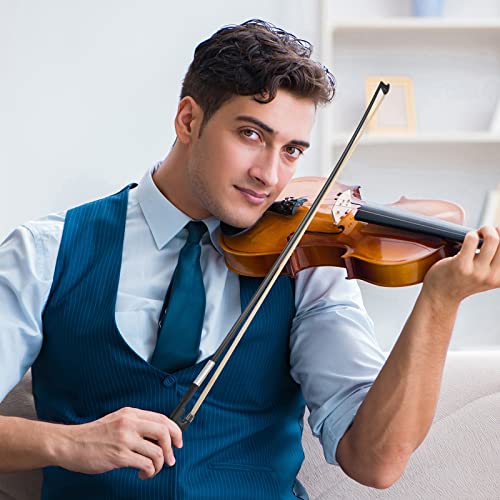 Violin Bow, 4/4 Full Size Fiddle Bows Carbon Fiber For Professional Player Beginner (Coffee) #TOP5