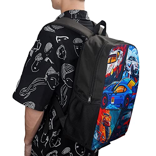Race Car Backpack Casual Backpack Cars Backpack Travel Hiking Camping Backpack Hot Wheel Backpack #TOP3