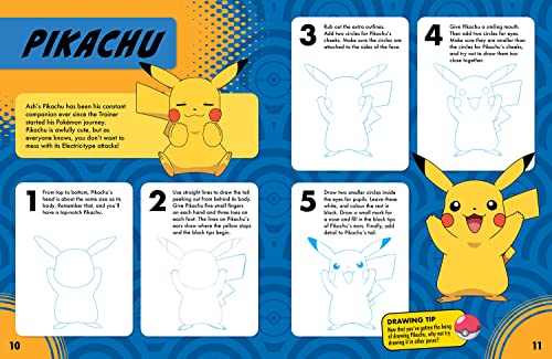 POKEMON: How to Draw: An official Pokémon drawing book - perfect for arty kids who are fans of Pikac