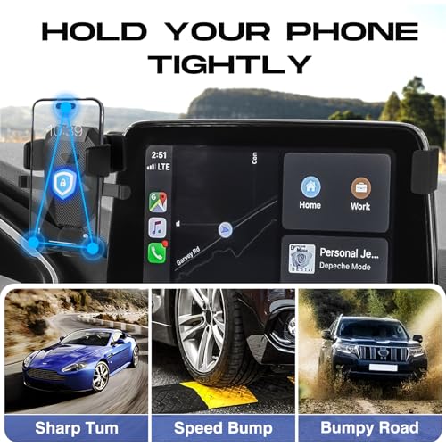 Sunsdrew Car Phone Holder for Ford Escape 2020-2026 Accessories,Adjustable GPS Escape Phone Mount ONLY for 8-inch Screen,Hands-Free Ultra Stable Phone Stand for All Phones by Sunsdrew - Image 7