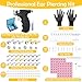 Professional Ear Piercing Gun, Reusable Ear Piercing Machine with Stainless Steel Piercing Studs, Colorful Crystal Earrings Set for At Home Salon Earlobe Cartilage Helix Tragus Piercing Tool Kit