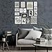 LANCHI95 16 PCS Black and White Home Decor, Eclectic Wall Art, Minimalist Posters for Living Room Aesthetic, Matisse Abstract Gallery Wall Prints for Bedroom, Collage Kit Pictures (UNFRAMED, Black Eclectic 1)