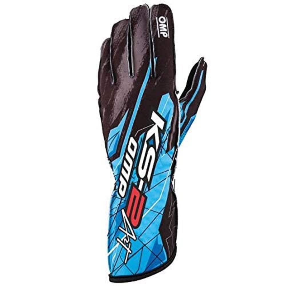 Ks-2 Art Gloves Black/Cyan Size XS