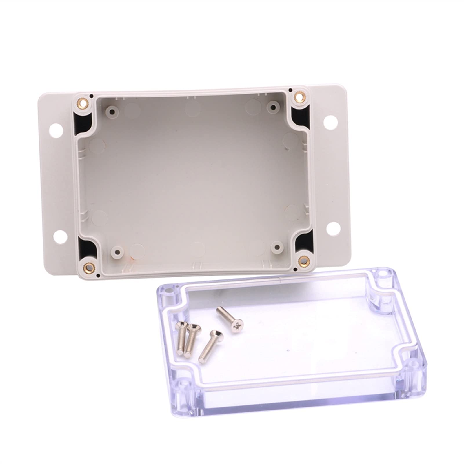 JINchao-scatola di giunzione ABS Scatola di giunzione a filo visibile, scatola integrata elettronica impermeabile involucro, IP67 TRASPARENTE Cassaforte Cassa in plastica Boxes Organizer dispositivo d