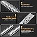 Furniware 1 Pair 265 lb Load Capacity Soft Close Drawer Slides 24 20 18 Inch Full Extension Ball Bearing Drawer Glides Side Mount Rail RV Industrial Tool Box Mechanical Cabinet Runner, 20 Inch