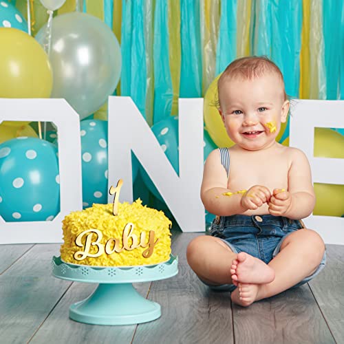 Jspupifip 64 Pcs Acrylic Cake Alphabet Numbers Topper, Diy Cake Decoration With Mirror Gold Number 0-9 And Alphabet A-Z Personalized Cake Picks Decor Anniversary Wedding Baby Shower Party Supplies #TOP3