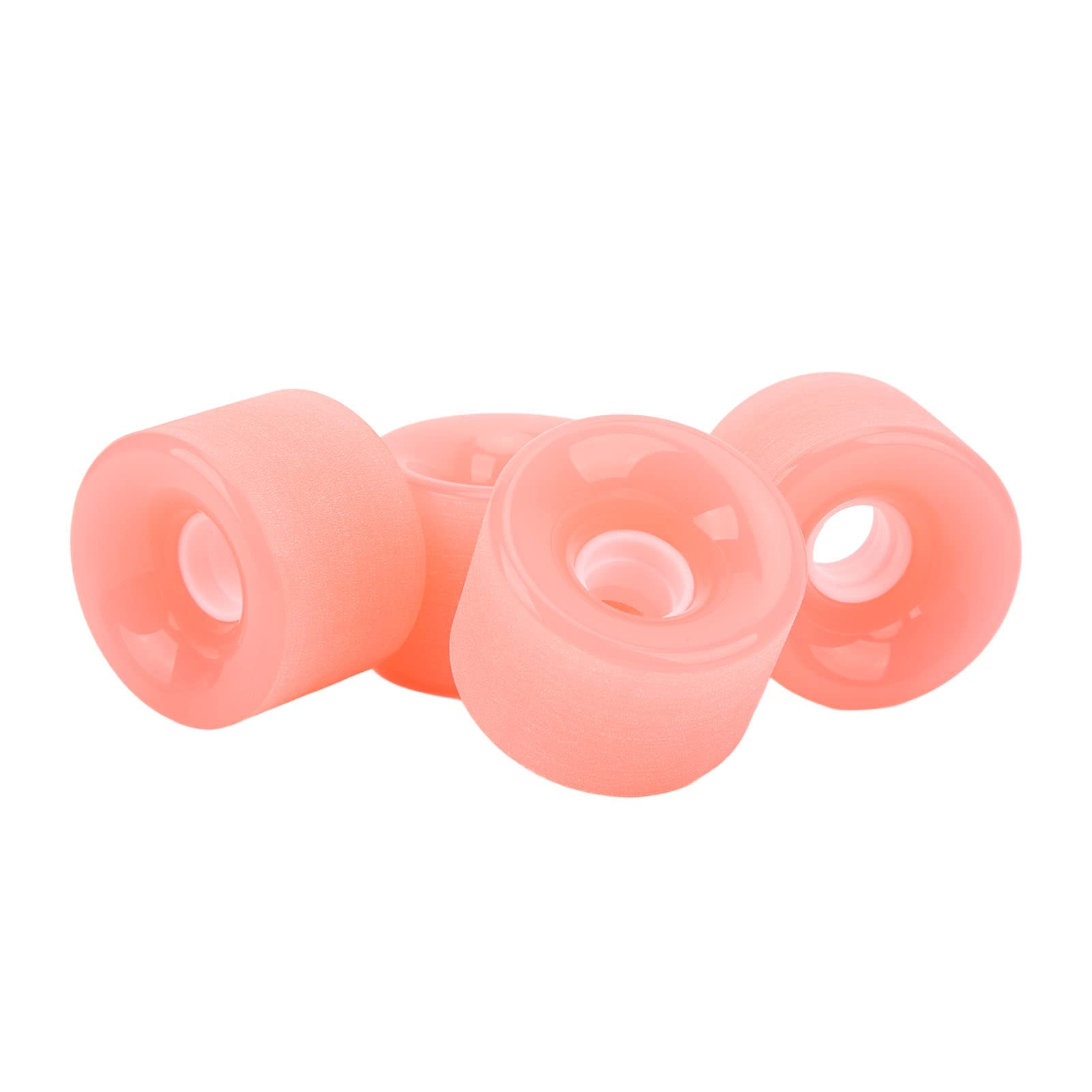 Silencioso rosa cruiser, ruedas de monopatín, ruedas de longboard, ruedas de monopatín cruiser, ideal para longboard y danza, skateboarding en rampa, asfalto y más (rosa)