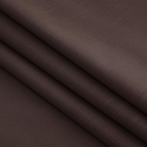 Image of Linen Curtains 72 Inch Long for Living Room Back Tab Coffee