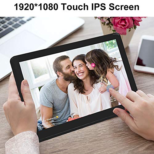 Atatat Wifi Digital Picture Frame 7 Inch With Fhd 1920X1080 Ips Touch Screen, Auto-Rotate, Share Photos Via Email, App, Portrait Or Landscape, Wall-Mountable (Black) #TOP4