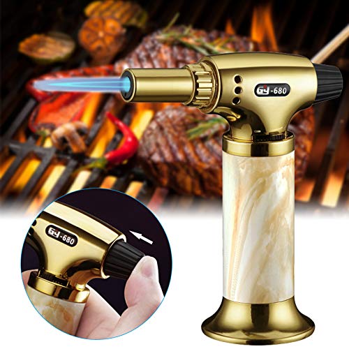 Wangy Culinary Torch Feuerzeug, nachfüllbare Flamethrower Küche Kochen Fackel mit verstellbarer Flamme Sicherheitssperre… – Bild 8