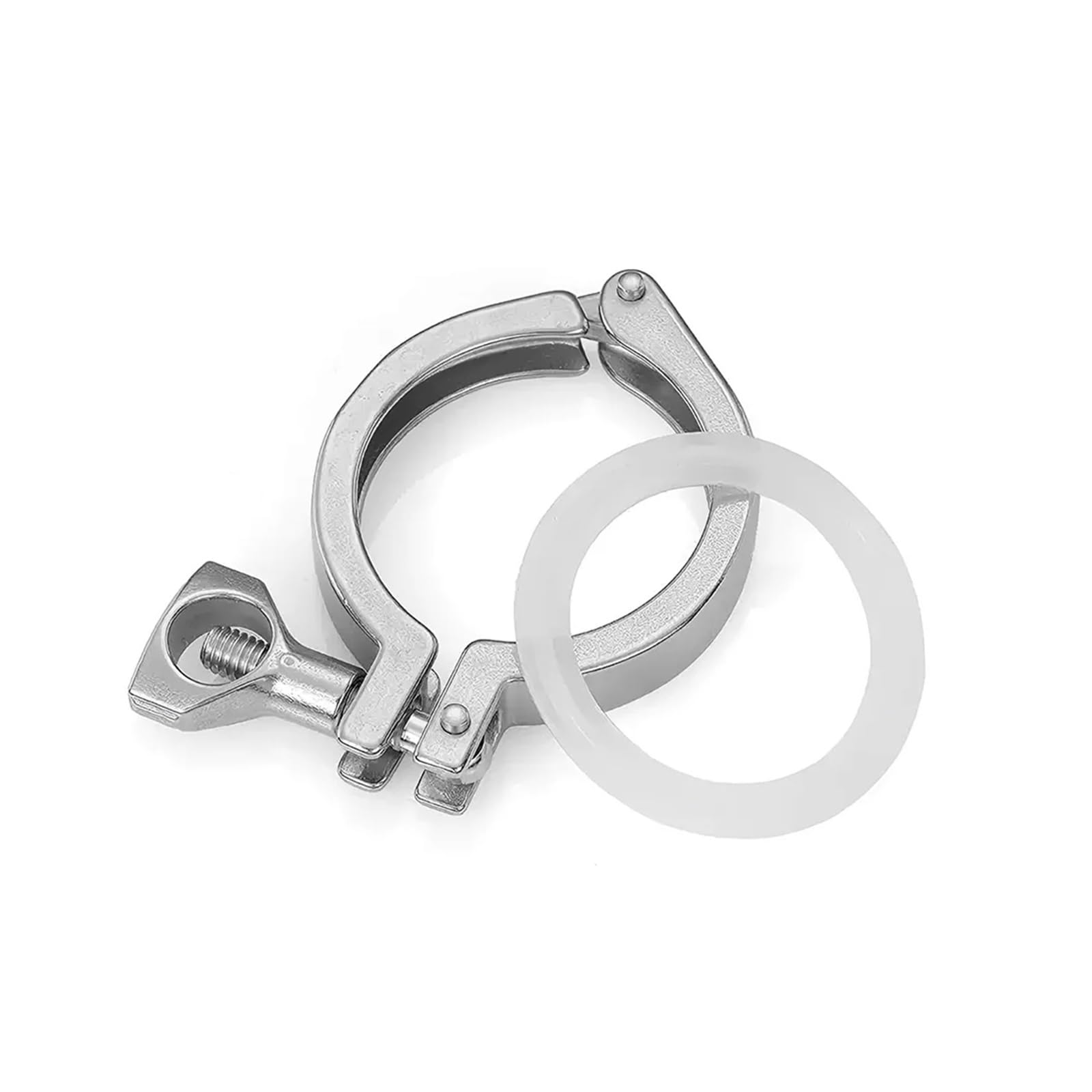 AARTERZZA 1pc Tri Clamp K34 304 Stainless Steel for Ferrule Homebrew Pipe Fittings
