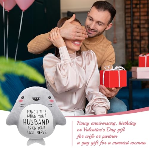 Leebbsin Gifts for Wife- Cute Novelty Throw Pillow, Wife Anniversary Birthday Gifts, Friend Birthday Presents for Women, Sister, Bestie, Gag Presents for Adults - Image 2