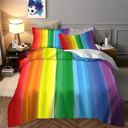 Parure de lit microfibre résistante légère pour couple single 135x200cm - 6