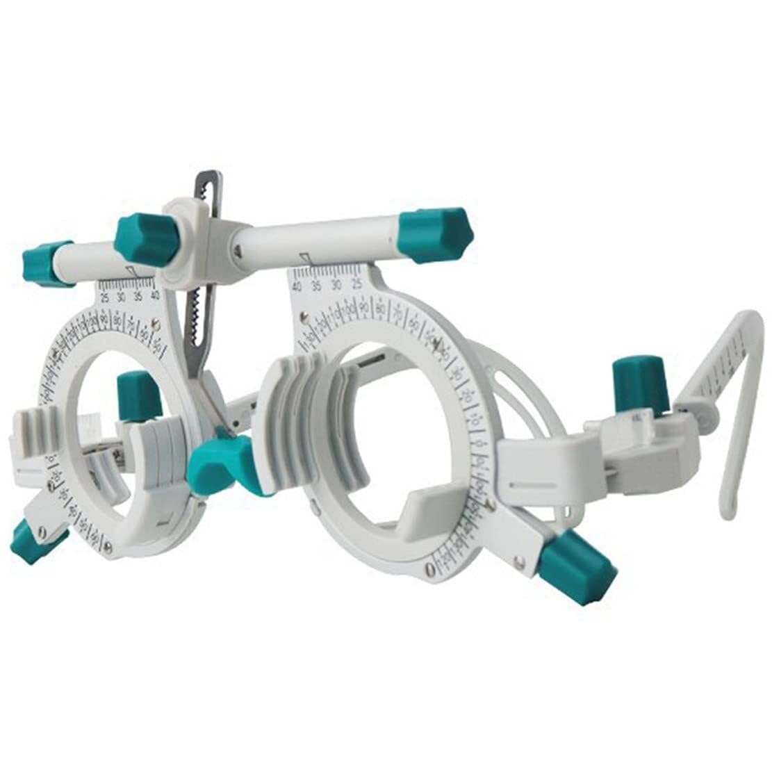 Optical Optic Trial Lens Frame 48-80mm Eye Optometry Lens Frame Test Optician, Adjustable PD Lightweight Optical Trial Frame, Eye Optometry Optician Accessories 5-Piece Slot