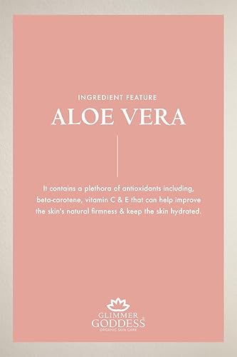 Miniatura 7 de GLIMMER GODDESS Loción orgánica After Sun Shimmer - Aloe Vera, piña, manteca de karité, papaya - calmante e hidratante